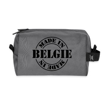 made in belgie m1k2 - Trousse de toilette en tissu recyclé - anthracite - Devant