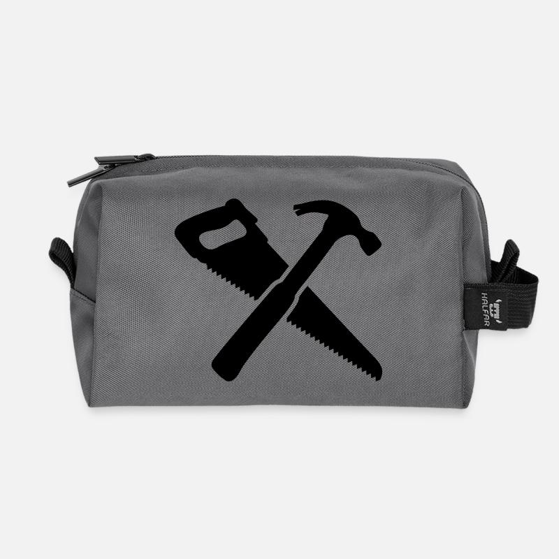 Werkzeug - Recycelte Kulturtasche - Anthrazit