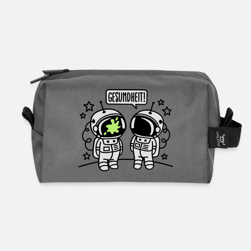 Gesundheit! - Recycelte Kulturtasche - Anthrazit
