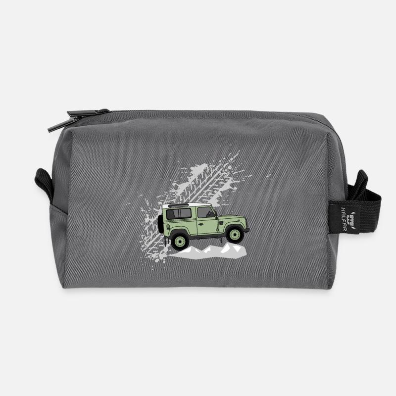 Defender 90 Splash - Recycled Toiletry Zip Bag - anthracite