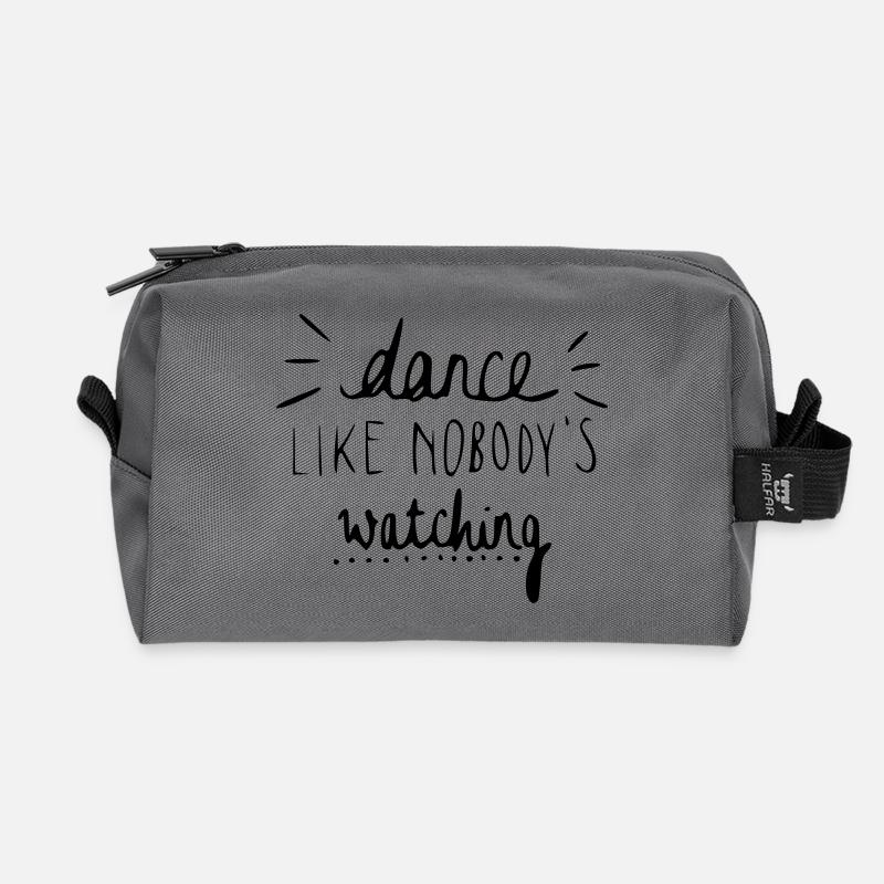 dance like nobody's watching - Recycelte Kulturtasche - Anthrazit