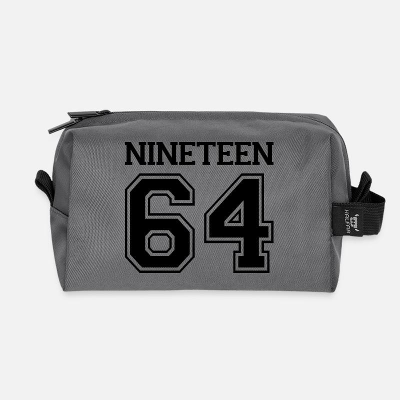 1964 - Recycelte Kulturtasche - Anthrazit