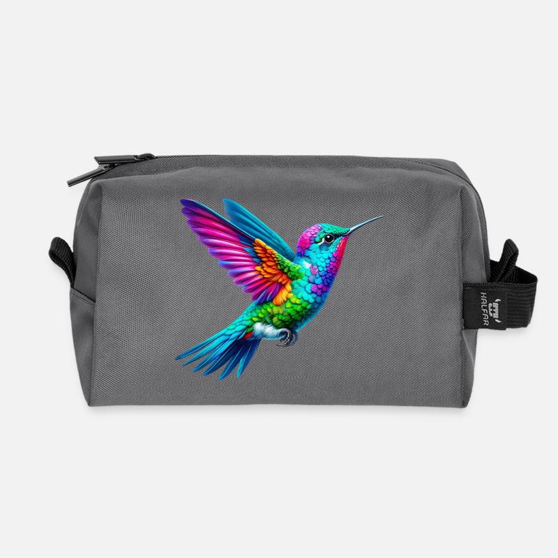 Kolibri - Recycelte Kulturtasche - Anthrazit