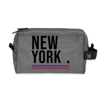 USA – Bold Streetwear Shirt 🇺🇸 - Recycled Toiletry Zip Bag - anthracite - Front