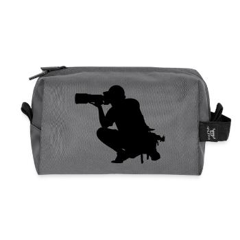 Fotograf Photographer - Recycelte Kulturtasche - Anthrazit - Vorne