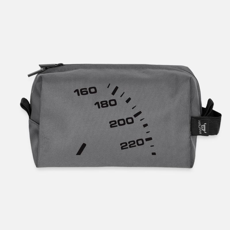 speed - Recycled Toiletry Zip Bag - anthracite