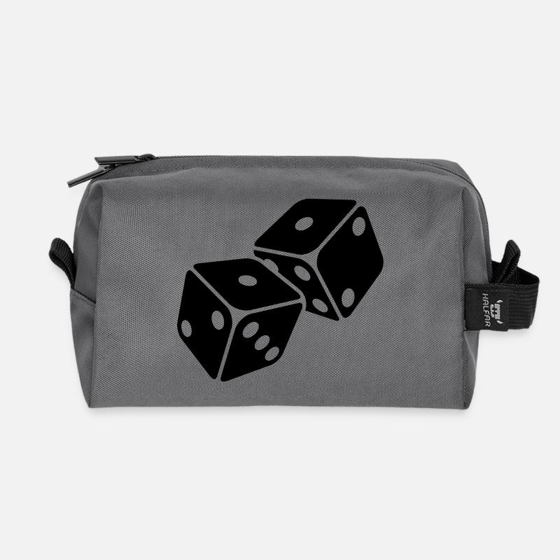 Cube of 1 Pash - Recycled Toiletry Zip Bag - anthracite