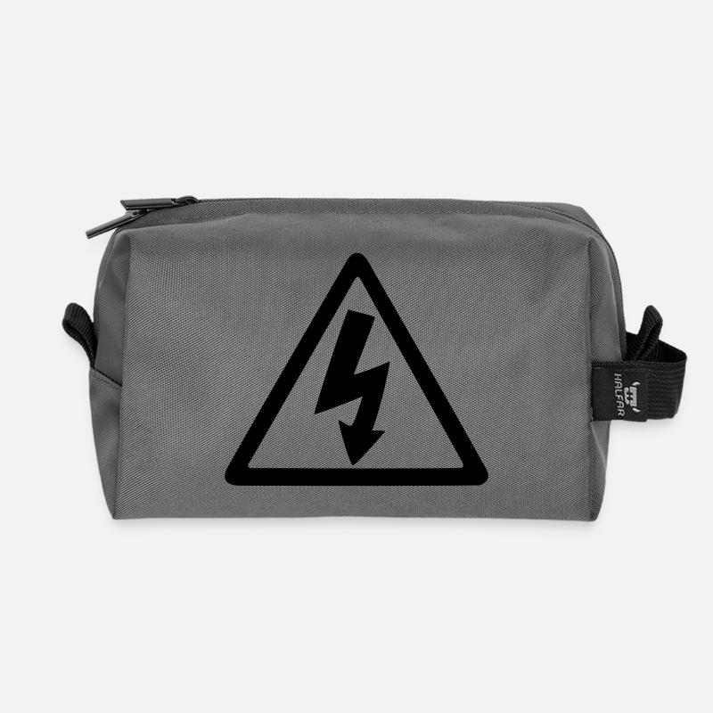 Blitz - Recycelte Kulturtasche - Anthrazit