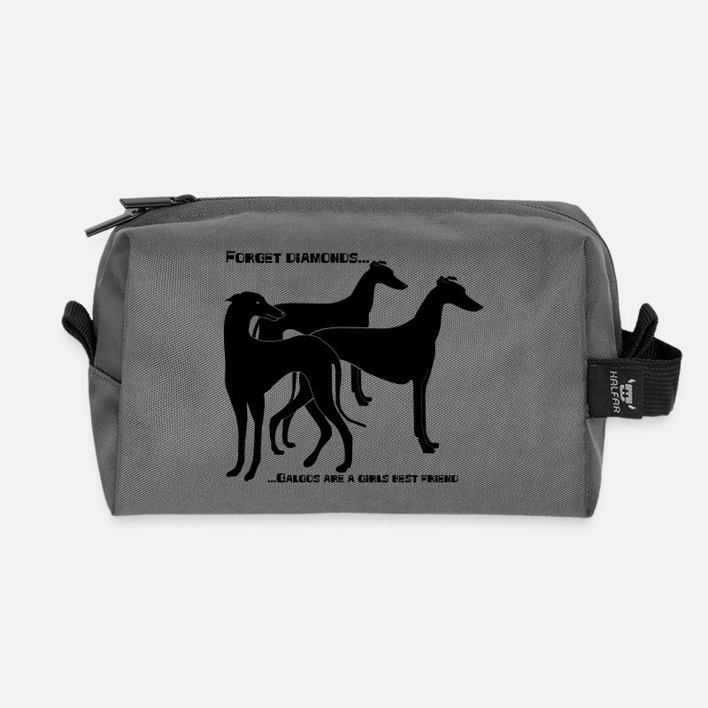 forget_diamonds..Galgos - Recycelte Kulturtasche - Anthrazit
