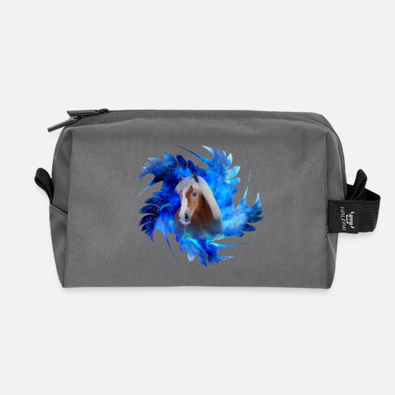 Haflinger Ibiza - Recycelte Kulturtasche - Anthrazit