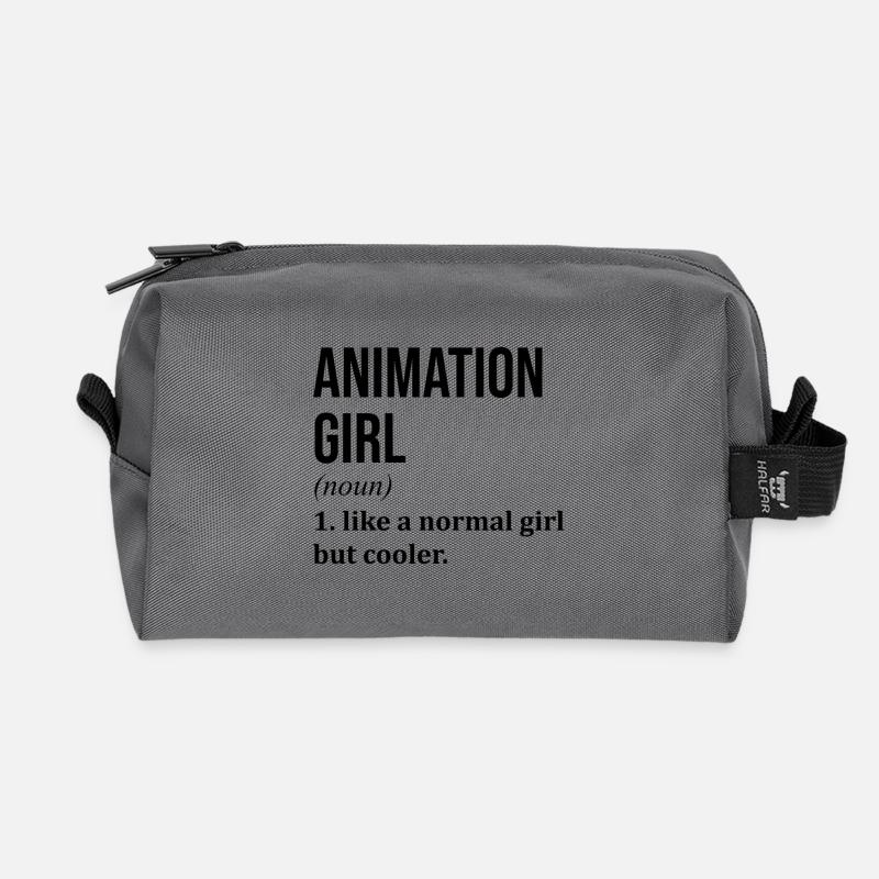 Animation - Recycelte Kulturtasche - Anthrazit
