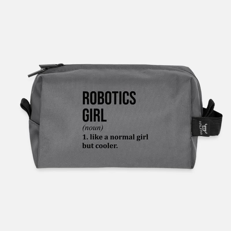 Robotertechnik - Recycelte Kulturtasche - Anthrazit