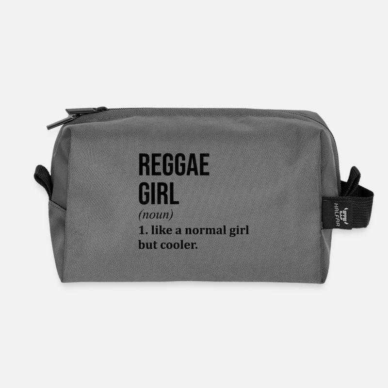 Reggae - Recycelte Kulturtasche - Anthrazit