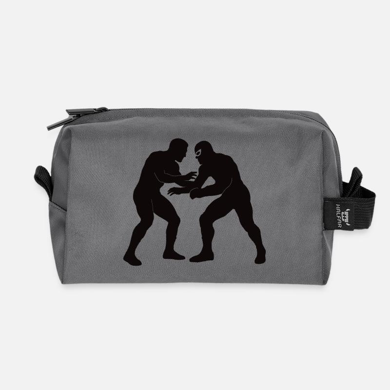 wrestling - Recycelte Kulturtasche - Anthrazit