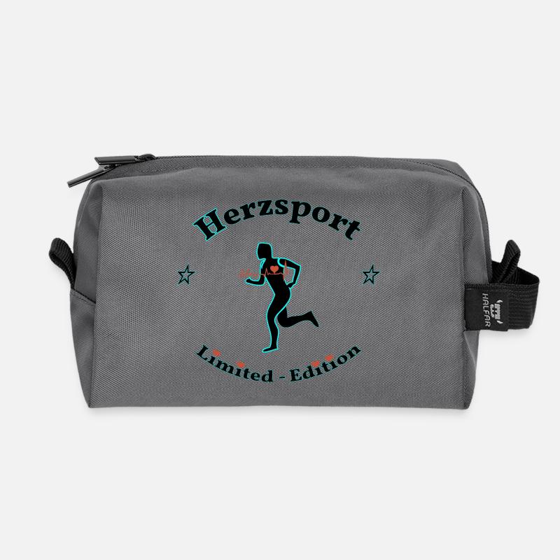 Hertz-Sport - Recycelte Kulturtasche - Anthrazit