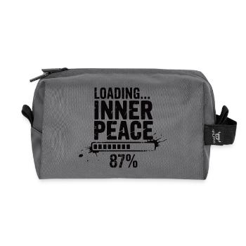 Loading Inner Peace - Sarkasmus Stress Shirt - Recycelte Kulturtasche - Anthrazit - Vorne
