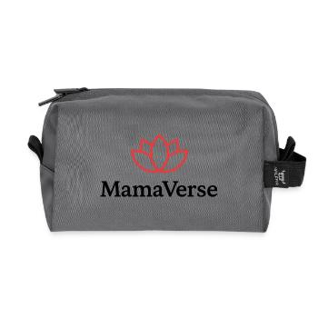 MamaVerse Asia v1. - Recycled Toiletry Zip Bag - anthracite - Front