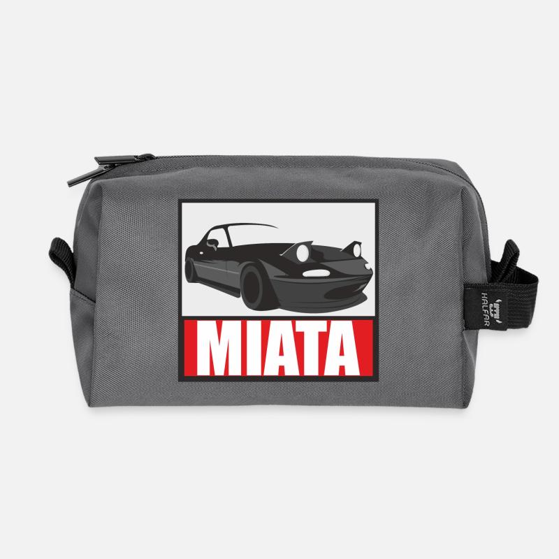 Miata - Recycelte Kulturtasche - Anthrazit