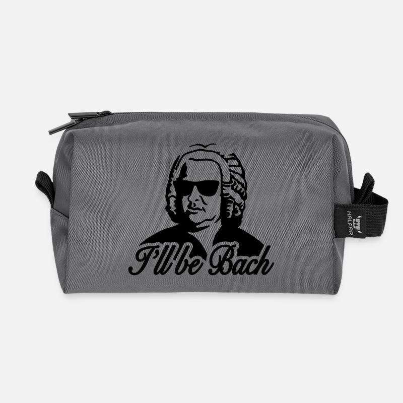 I'll be bach 2b - Recycelte Kulturtasche - Anthrazit