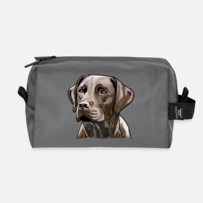 Labrador - Recycelte Kulturtasche - Anthrazit