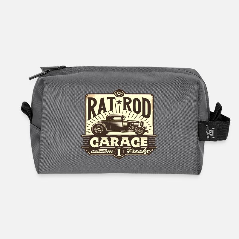 Ratsking Ratlook Shirt – Rustikaler Custom Style - Recycelte Kulturtasche - Anthrazit