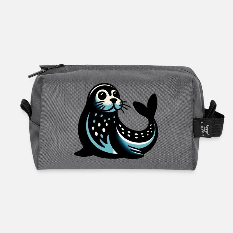 Siegel - Recycelte Kulturtasche - Anthrazit