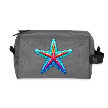 Étoile de mer - Trousse de toilette en tissu recyclé - anthracite - Devant