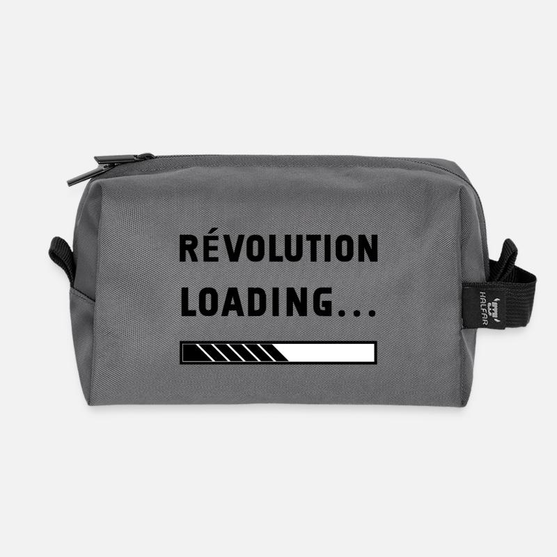 revolution loading - Trousse de toilette en tissu recyclé - anthracite