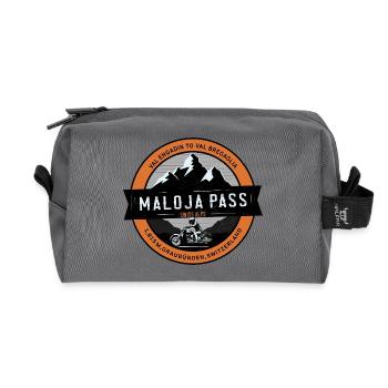 maloja pass , Schweiz - Recycelte Kulturtasche - Anthrazit - Vorne