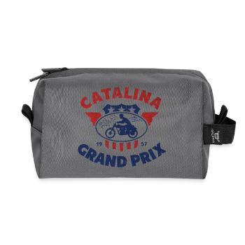Catalina Grand Prix Vintage Moto 1957 - Recycled Toiletry Zip Bag - anthracite - Front