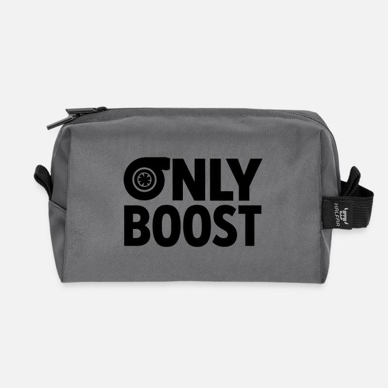 Only Boost Turbo - Recycelte Kulturtasche - Anthrazit