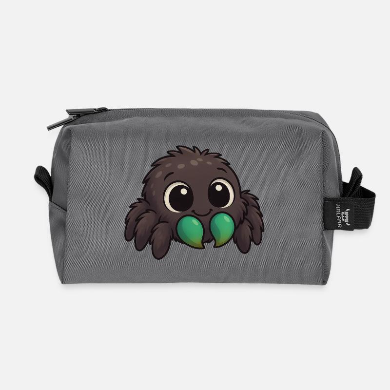Lukas BausL - Recycled Toiletry Zip Bag - anthracite