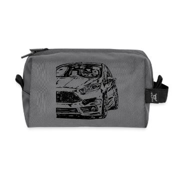 Fiesta 7 MK7 Dirty - Recycled Toiletry Zip Bag - anthracite - Front