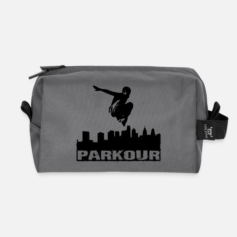 Parkour - Recycelte Kulturtasche - Anthrazit