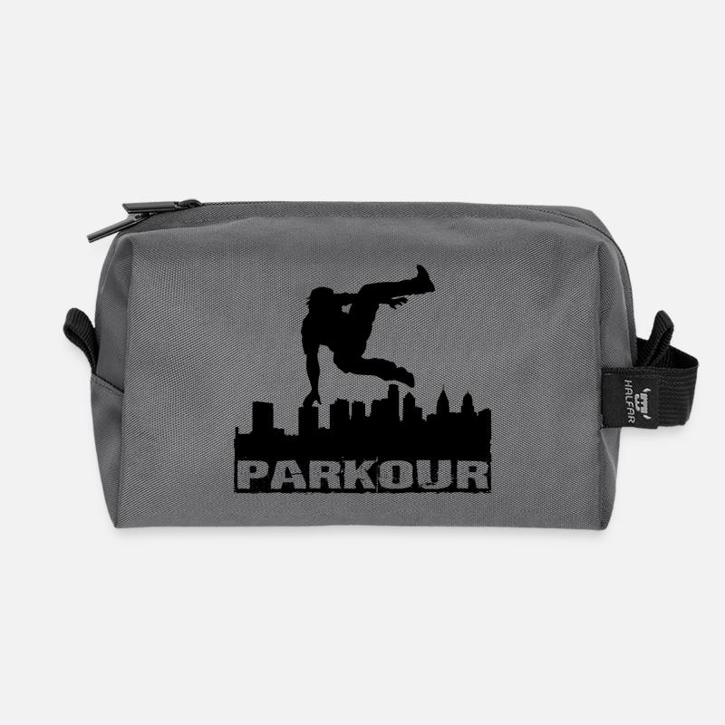 Parkour - Recycelte Kulturtasche - Anthrazit