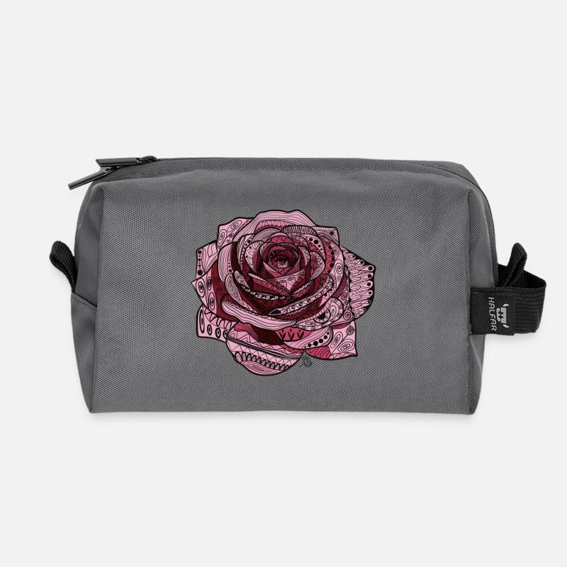 Rose - Recycelte Kulturtasche - Anthrazit