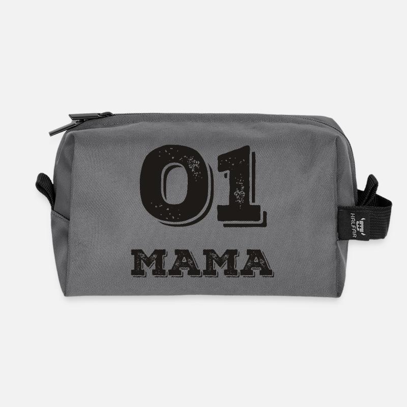 01 Mamma - Borsa da toilette in materiali riciclati - antracite