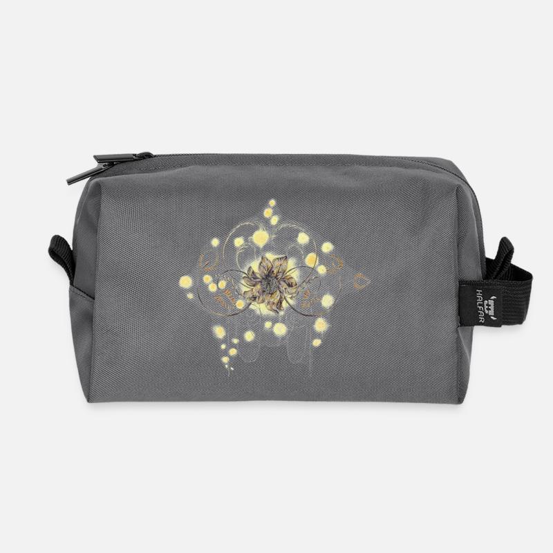 05. Lichtseele - Recycelte Kulturtasche - Anthrazit