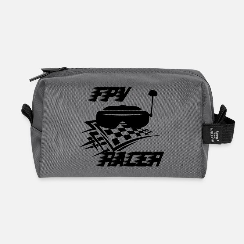 FPV Racer - Recycelte Kulturtasche - Anthrazit