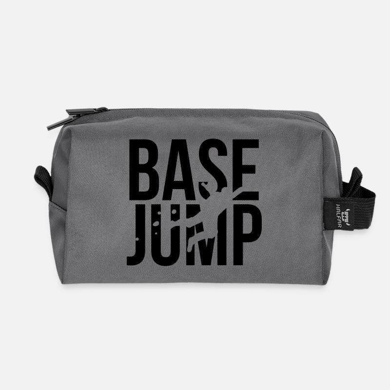 BASE jump - Recycelte Kulturtasche - Anthrazit
