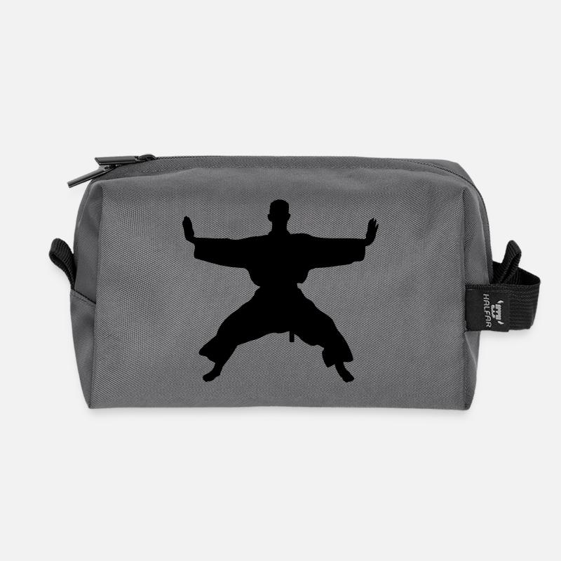 Kata Karate Shotokan - Recycelte Kulturtasche - Anthrazit