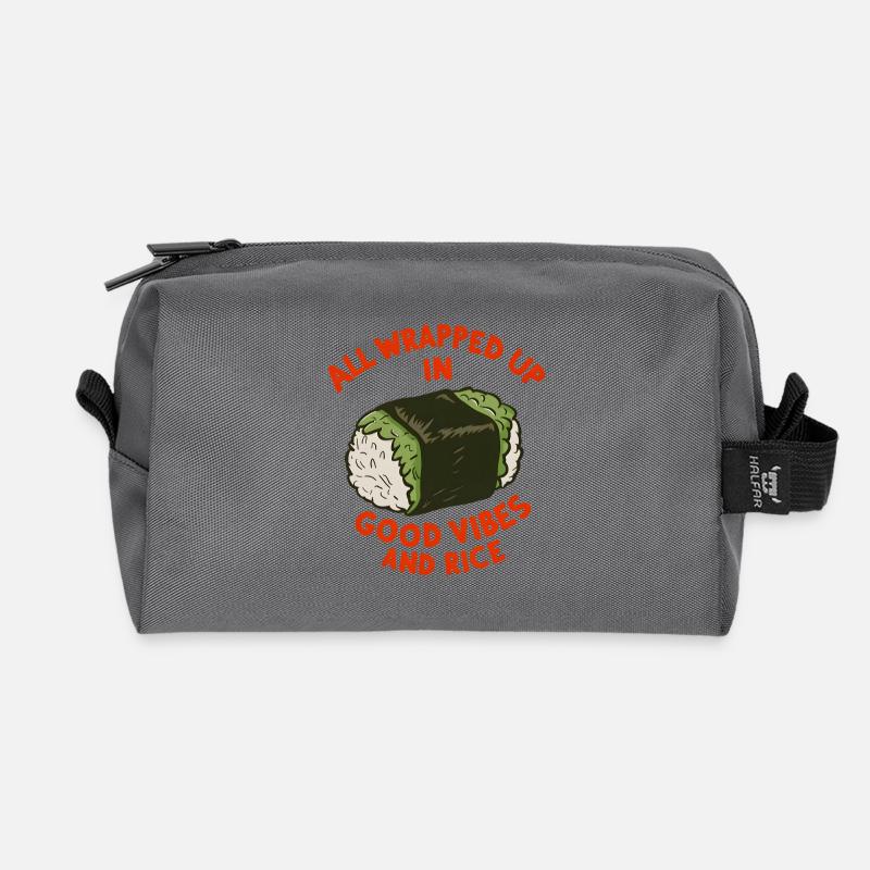 Wrapped Up in - Recycled Toiletry Zip Bag - anthracite