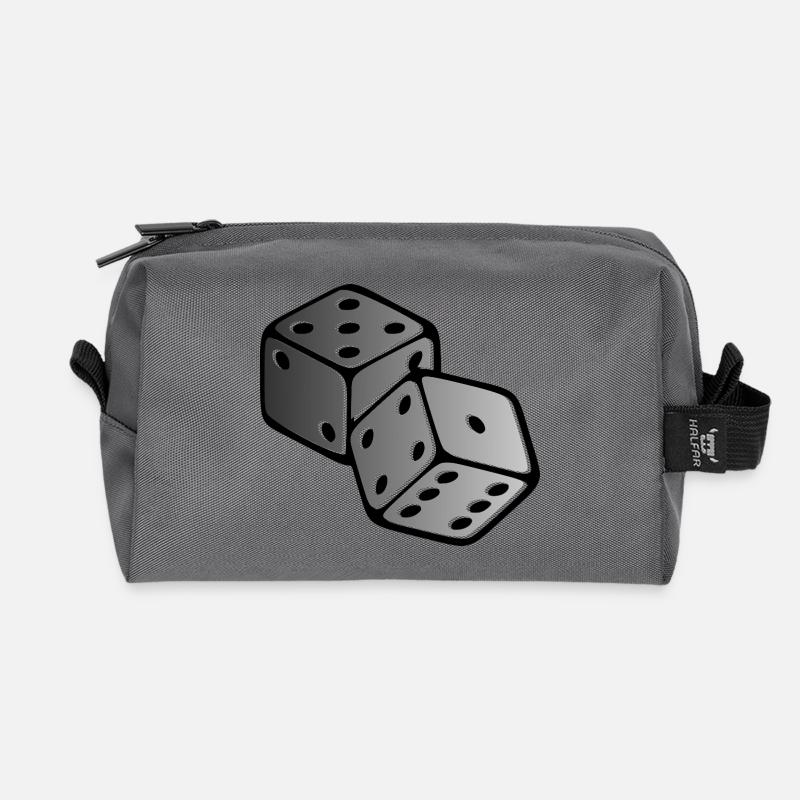 Cube - Recycled Toiletry Zip Bag - anthracite