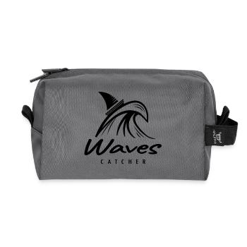 Waves catcher - Recycelte Kulturtasche - Anthrazit - Vorne