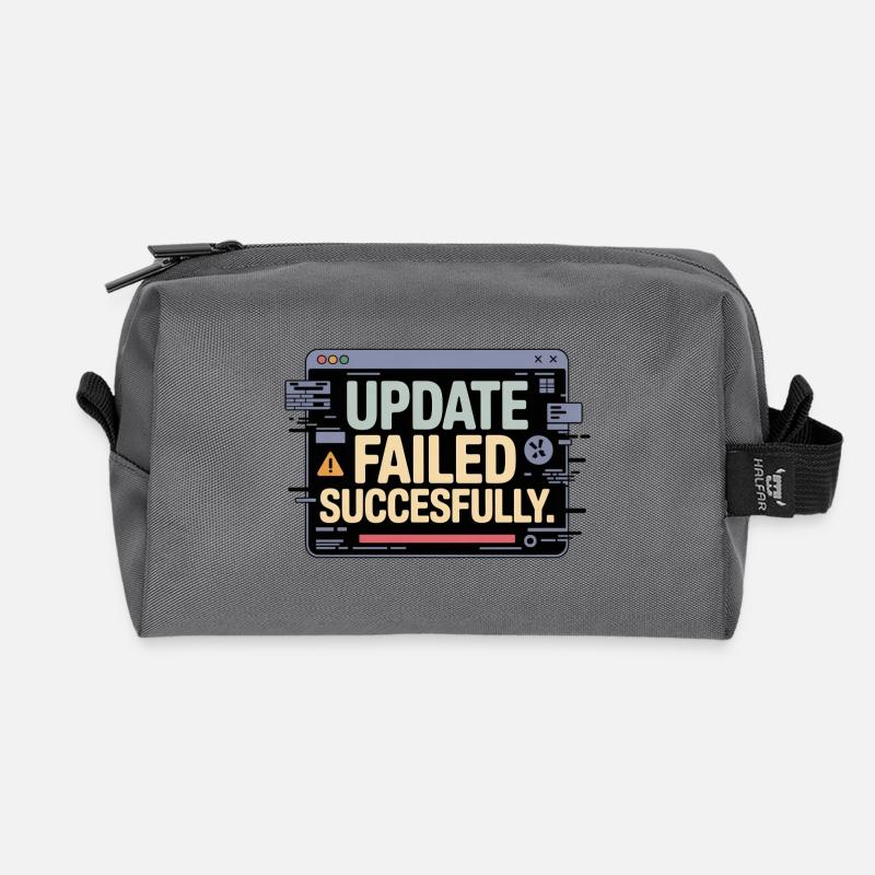 update-failed-successfully - Recycelte Kulturtasche - Anthrazit