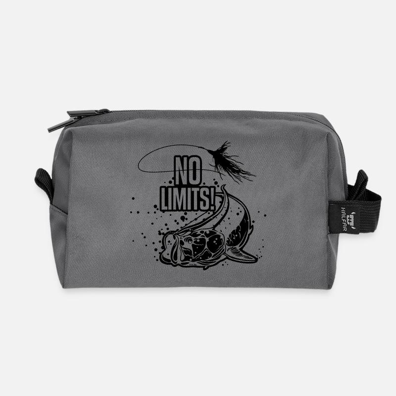 TARPON - NO LIMITS! - Recycelte Kulturtasche - Anthrazit