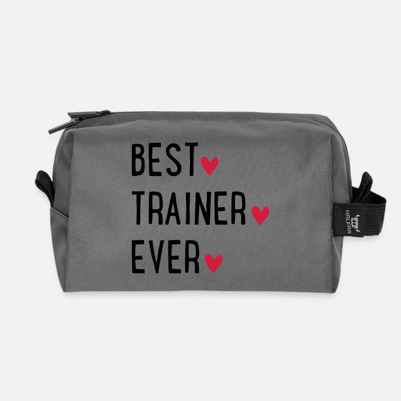 Trainer - Recycelte Kulturtasche - Anthrazit
