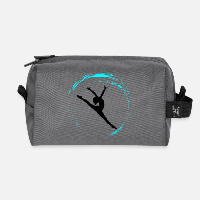 rhythmic gymnastics - Recycelte Kulturtasche - Anthrazit