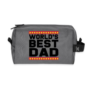 Lebendiges Zirkus-Performance-T-Shirt-Design - Recycelte Kulturtasche - Anthrazit - Vorne