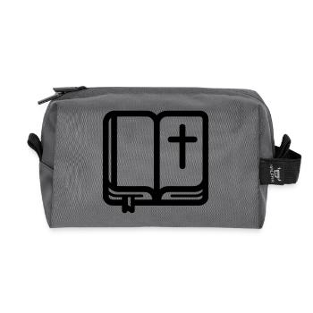 Bibel - Recycelte Kulturtasche - Anthrazit - Vorne